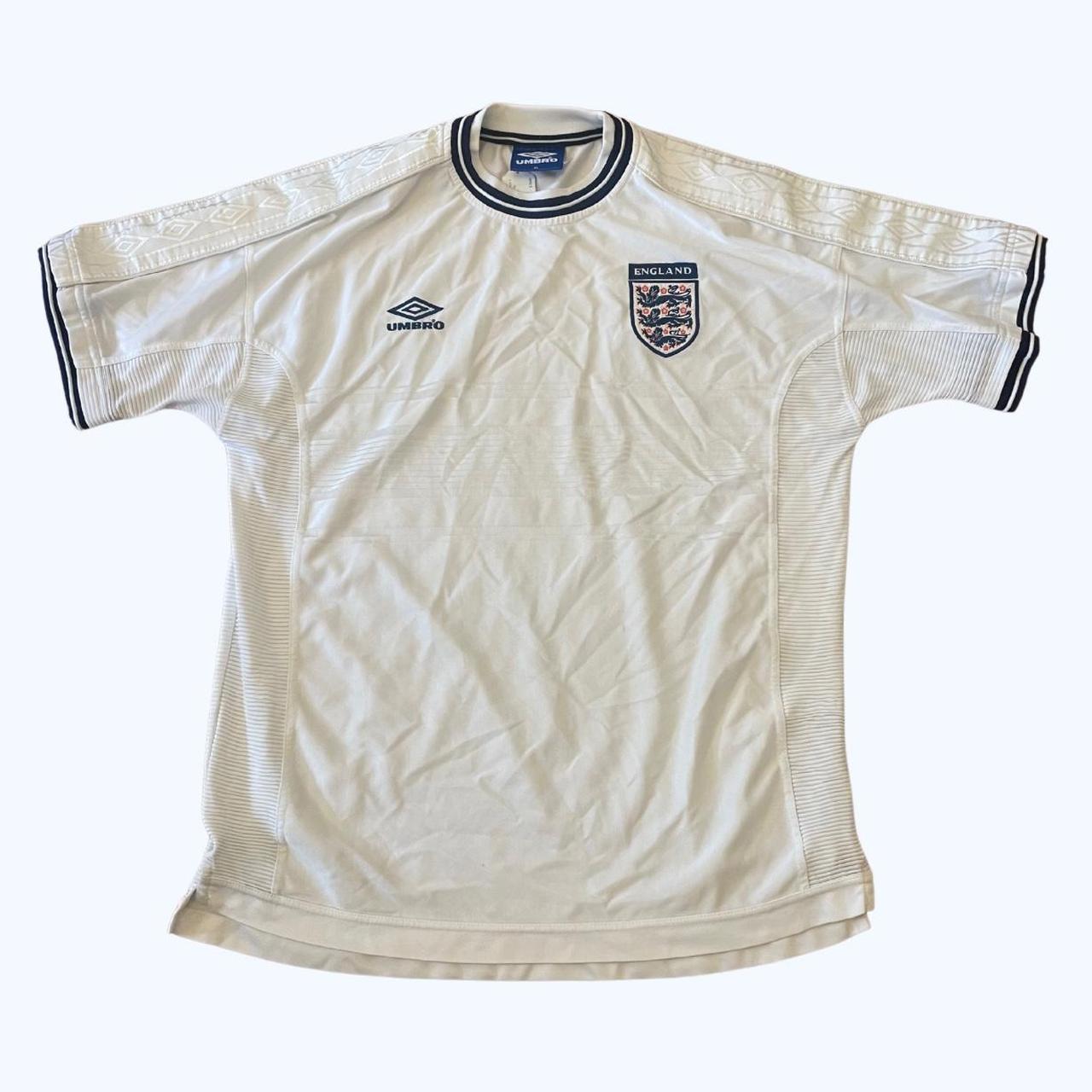 England home football shirt 1999 2001 Umbro XL man | Depop
