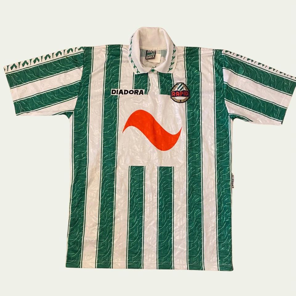 Vintage Diadora 1990s template football shirt XL | Depop