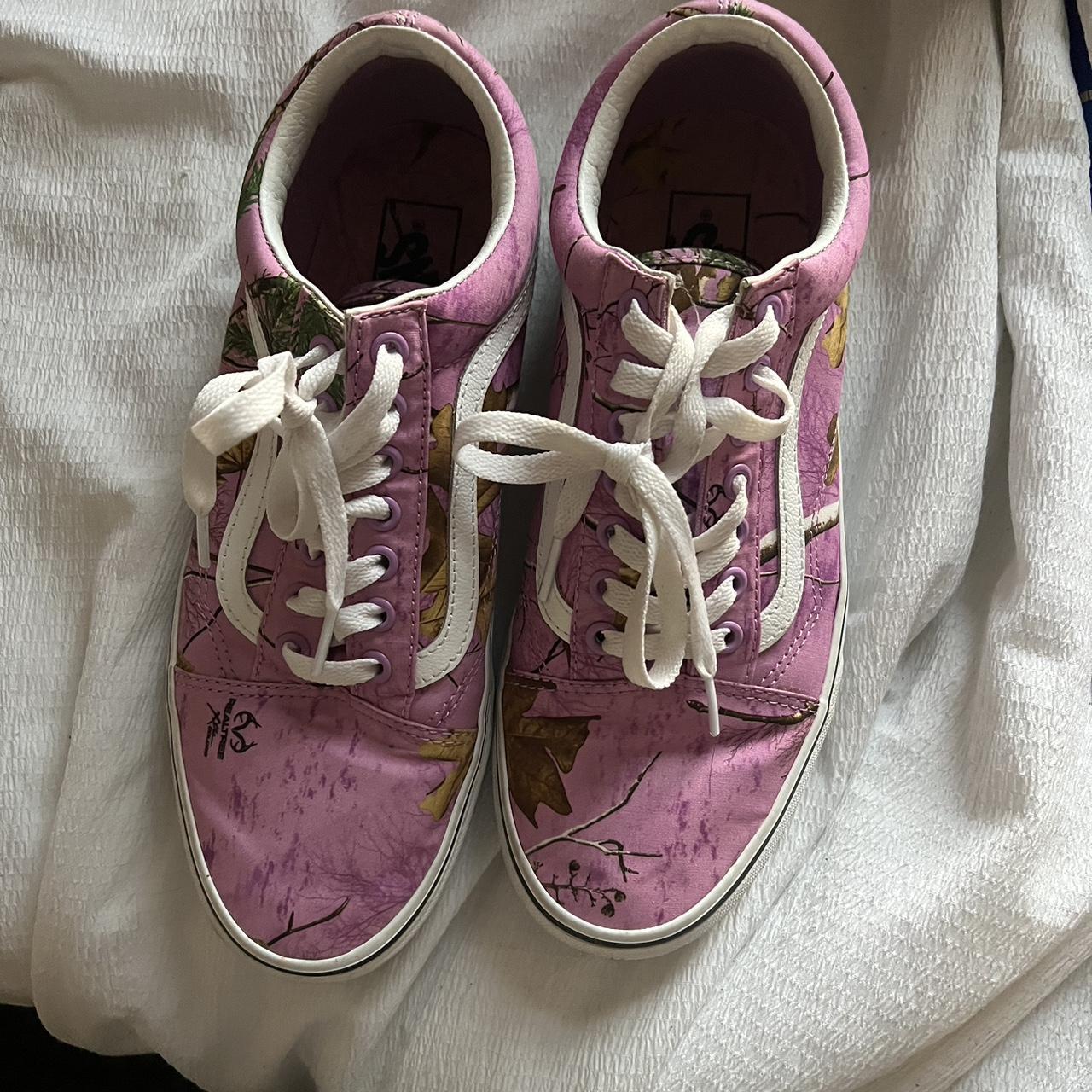 vans pink camo jawns Depop