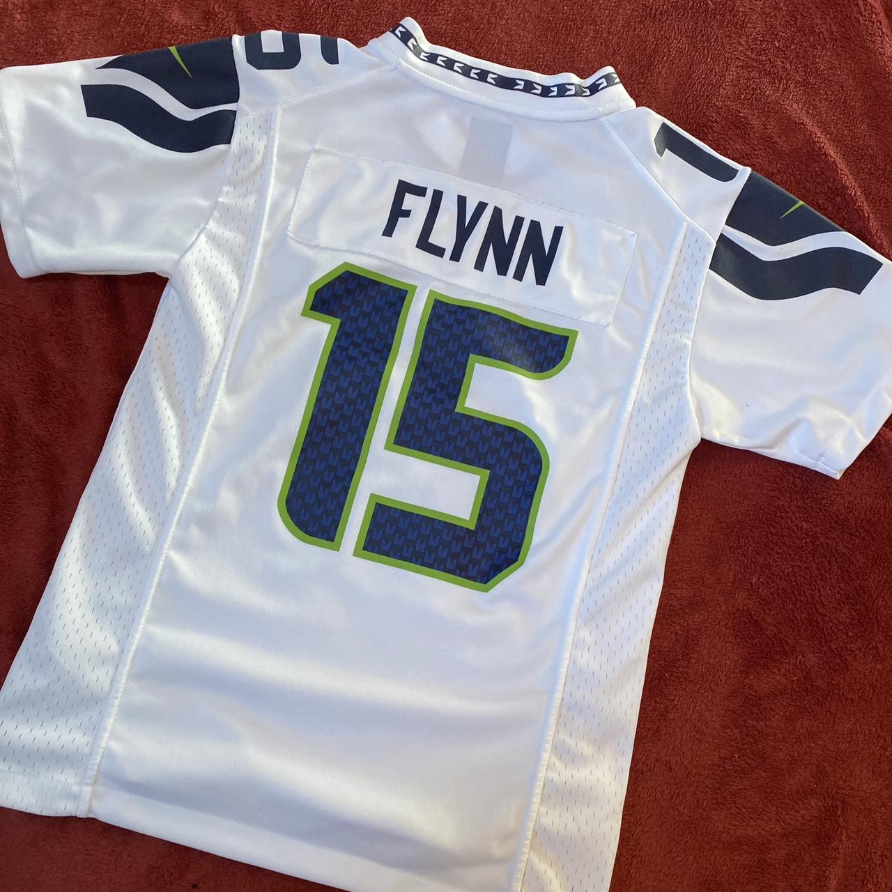 Matt Flynn NFL Seattle Seahawks Kid’s Jersey Size M 10/12 Nike On Field