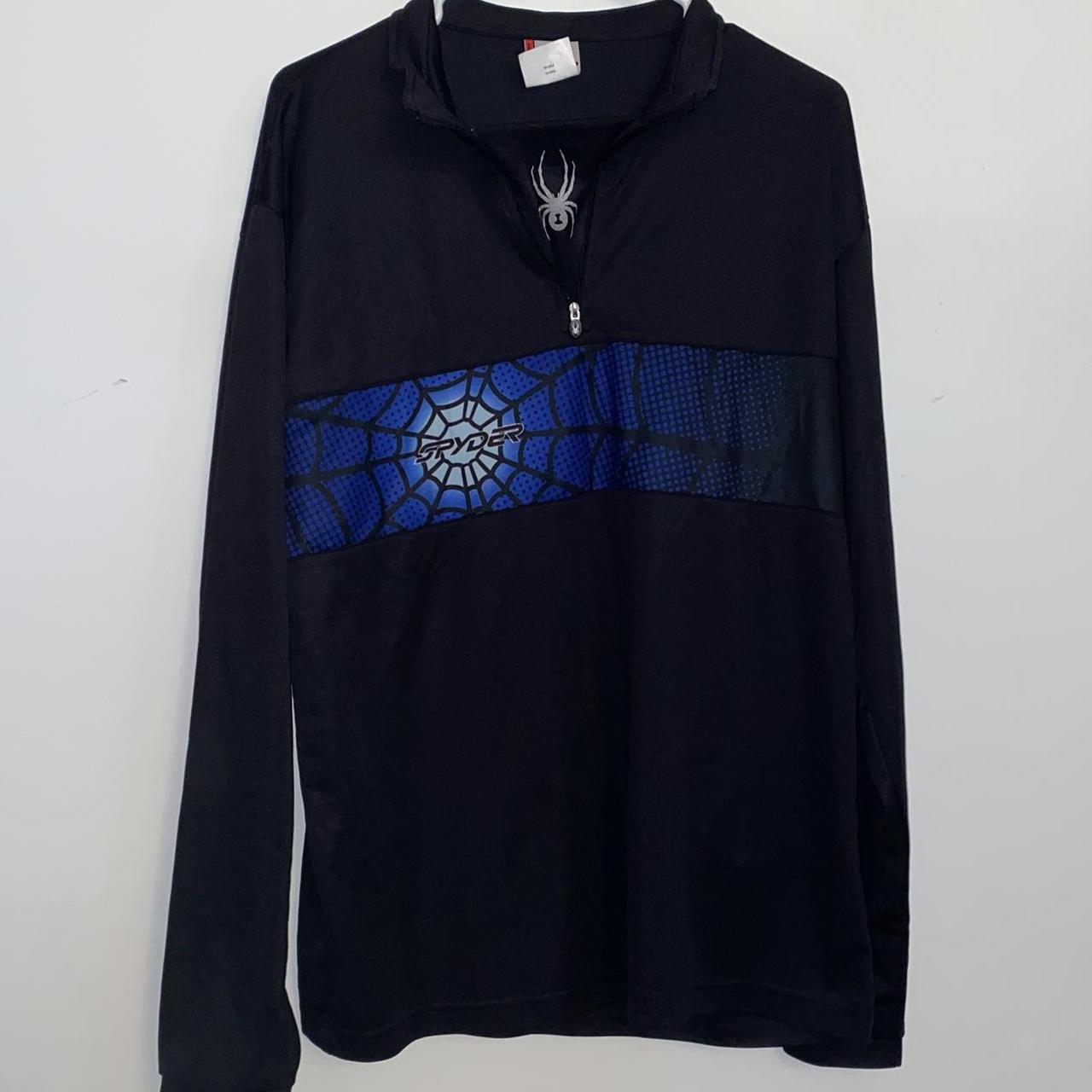 spyder men's quarter zip base layer 🏂 coolest... Depop