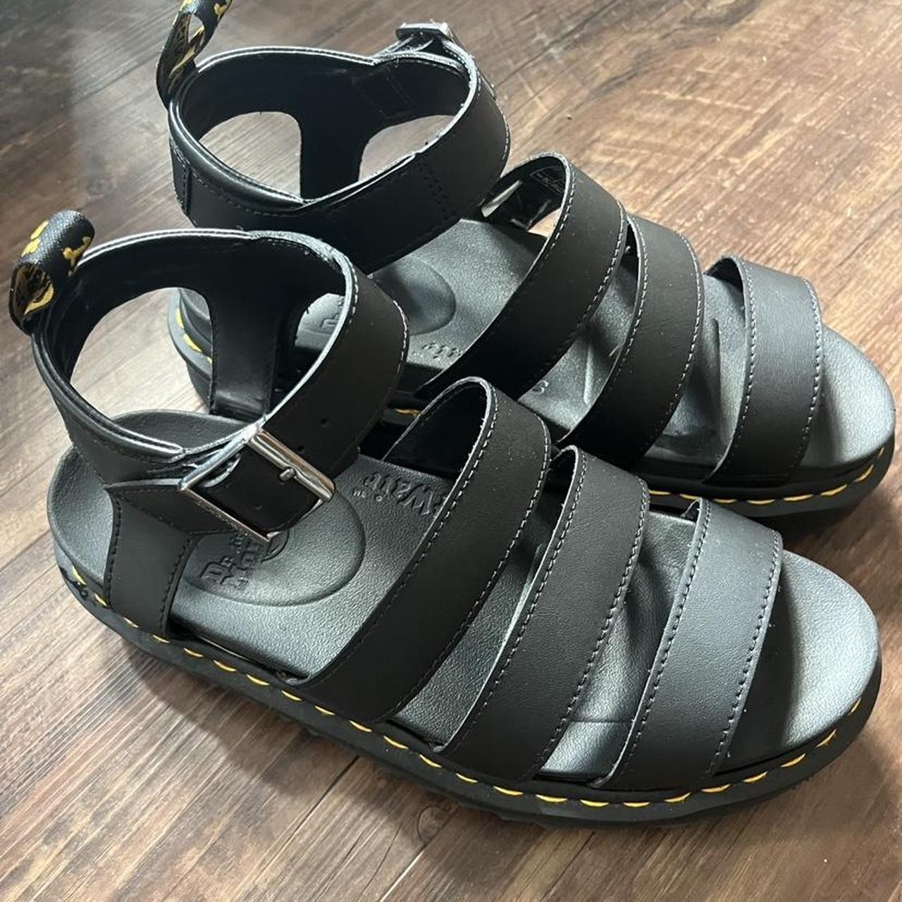 Dr. Martens Women's Black Sandals | Depop