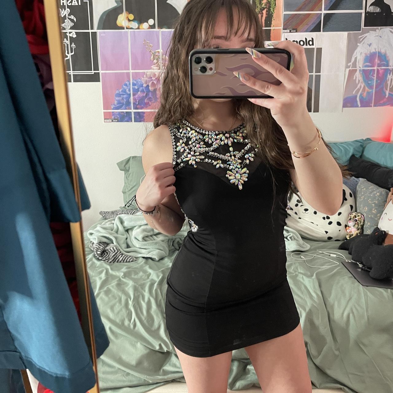 Crystal Doll Women's Black Dress (2)