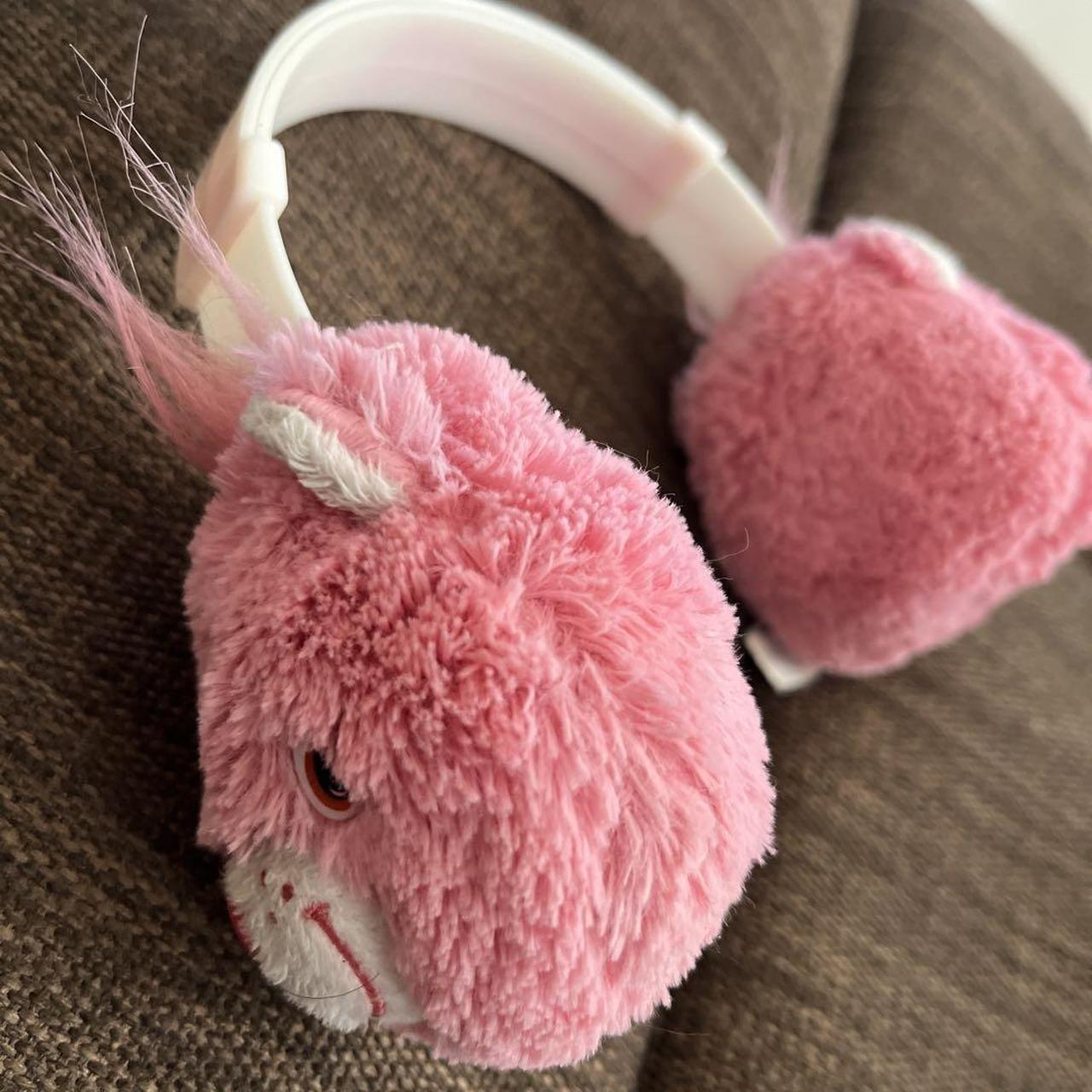 vintage care bears ear muffs ♡ in good vintage... - Depop