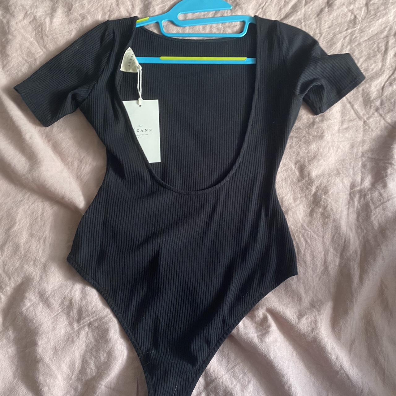 Sézane Women's Black Bodysuit (2)