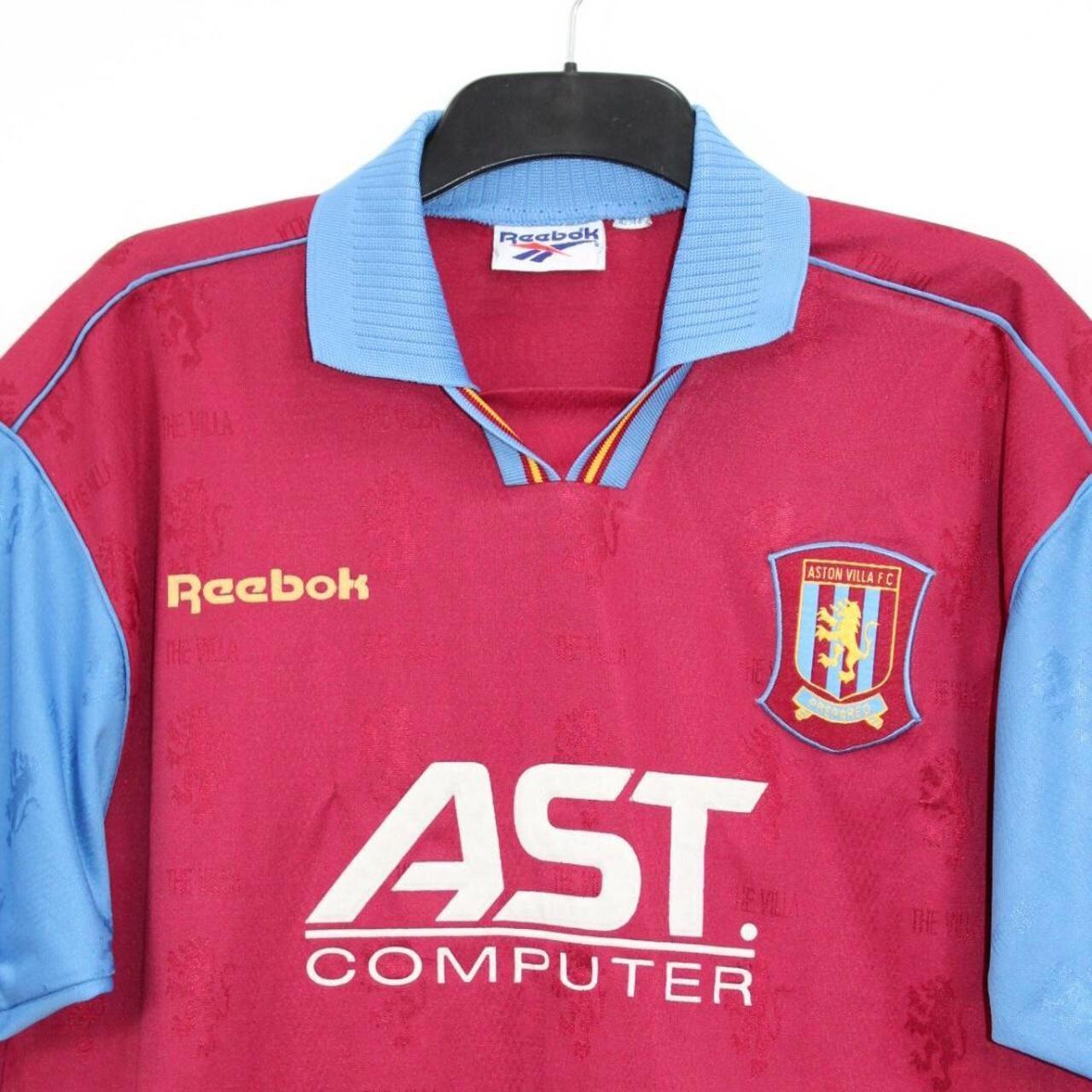Reebok アストンヴィラ　95-97 ASTON VILLA 古着 品質のいい ASTON 95-97 アストンヴィラ Reebok VILLA メルカリ