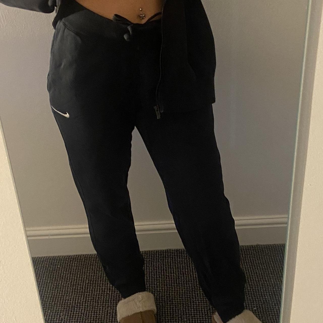 nike black cuffed joggers