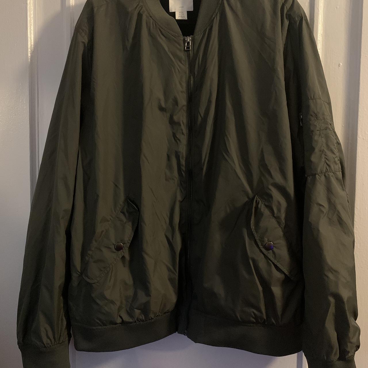 H&M Men's Green Jacket | Depop