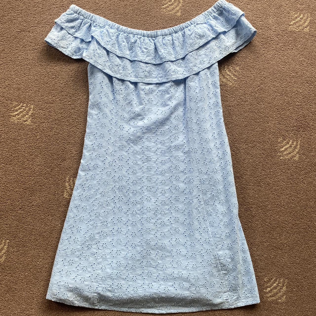 H&M Women's Blue Dress Depop