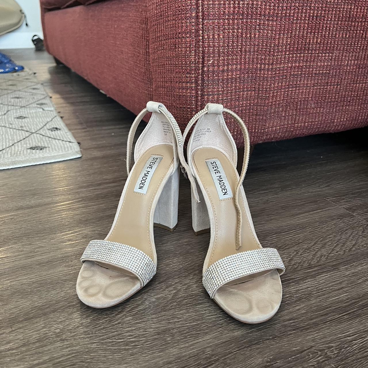 STEVE MADDEN sparkly heel! Sizing says 6 but fits... Depop