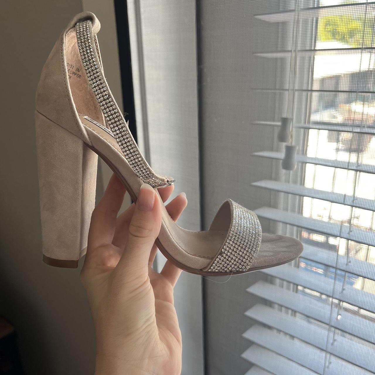 STEVE MADDEN sparkly heel! Sizing says 6 but fits... Depop