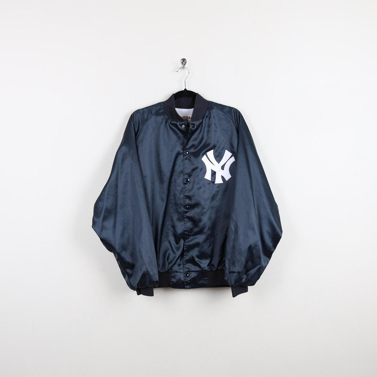 Vintage 1998 New York Yankees Logo 7 Blue X-Large - Depop