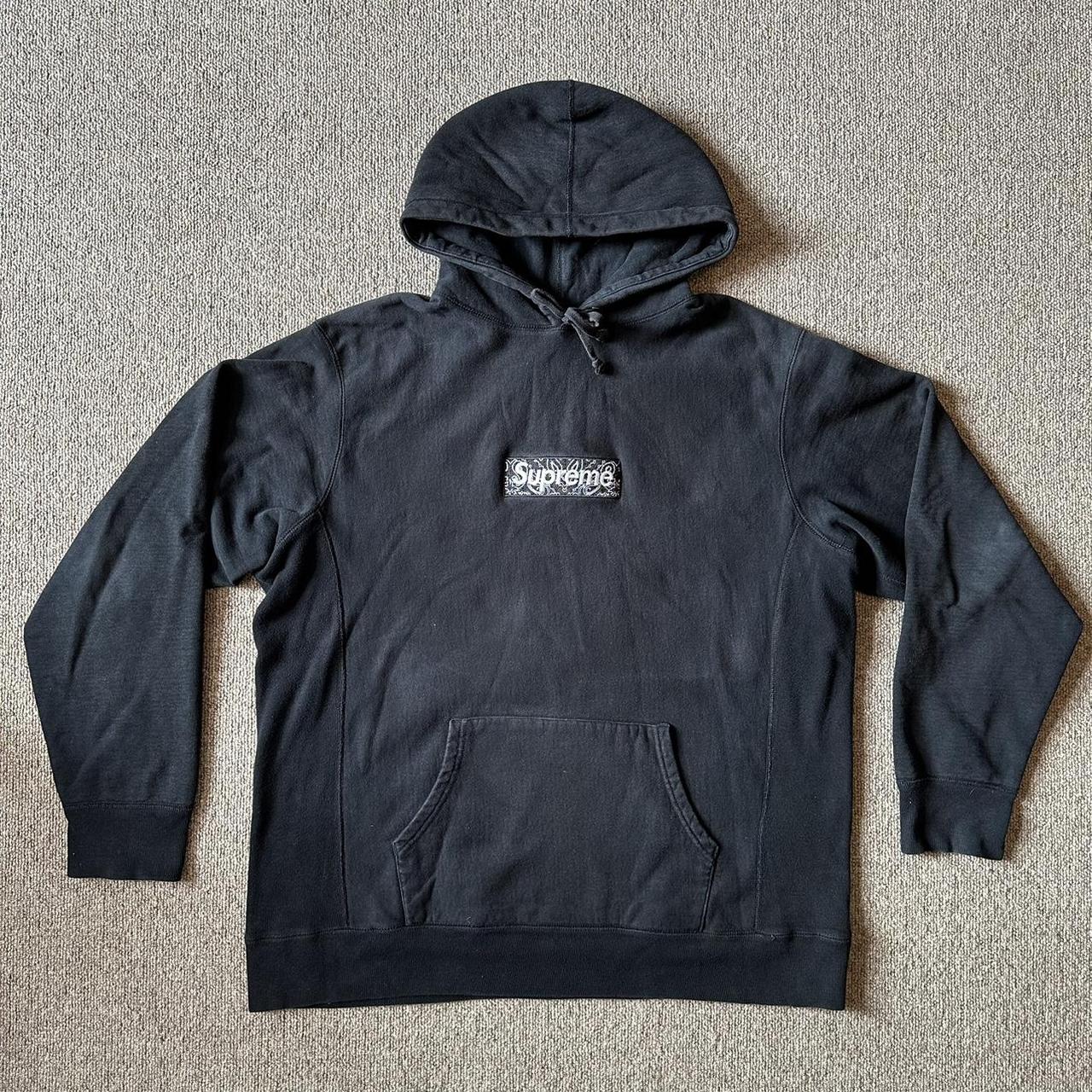 All black shops supreme box logo