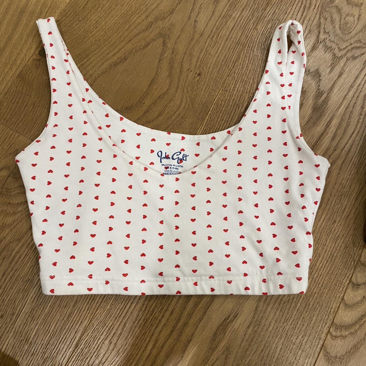Brandy melville heart Lydia tank No flaws Smaller... Depop