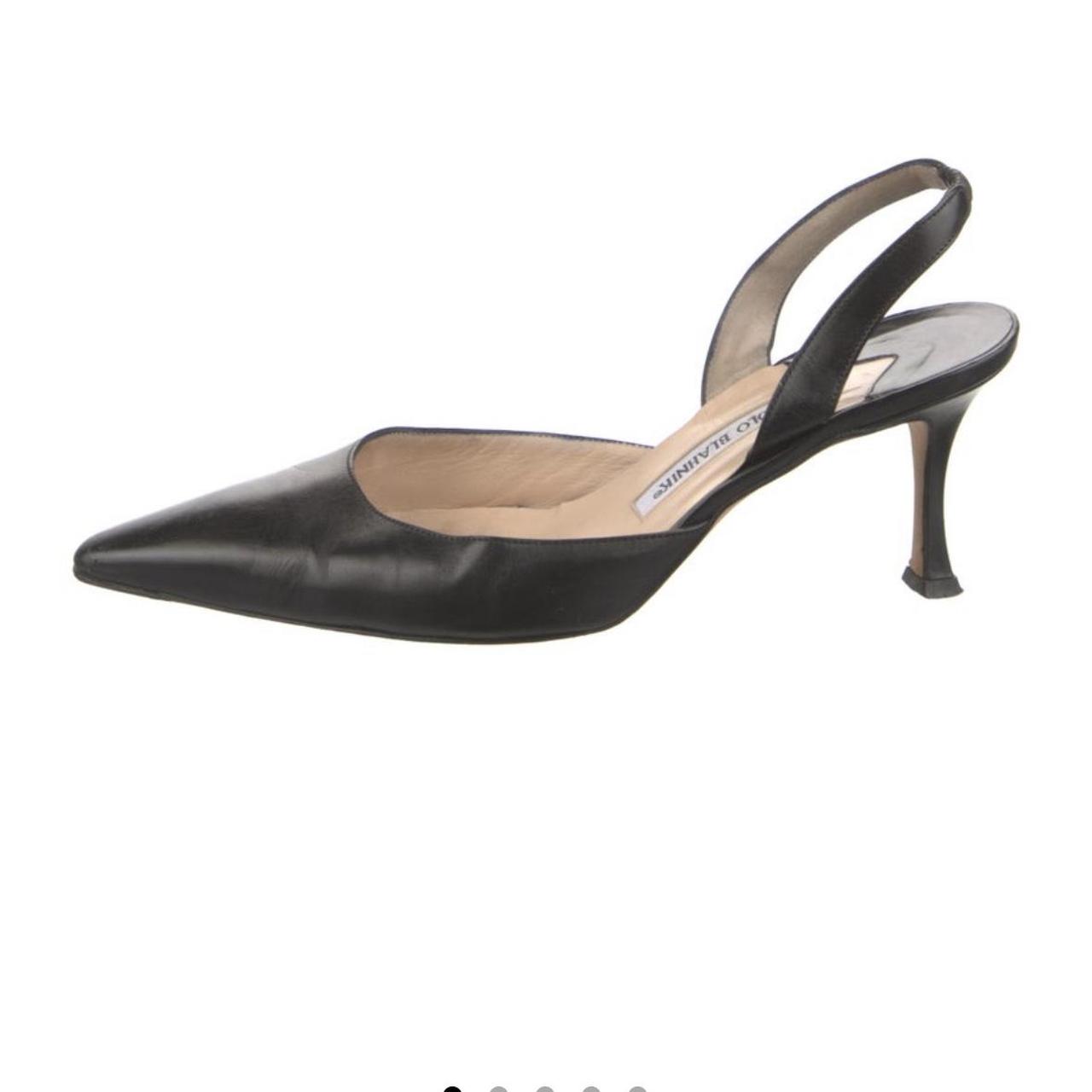 Vintage Manolo Blahnik Kitten Heels In amazing... - Depop