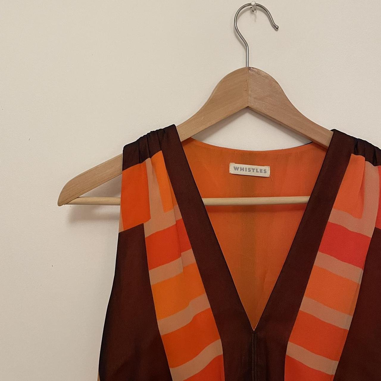 Whistles block pattern dress The dress has pockets!... Depop