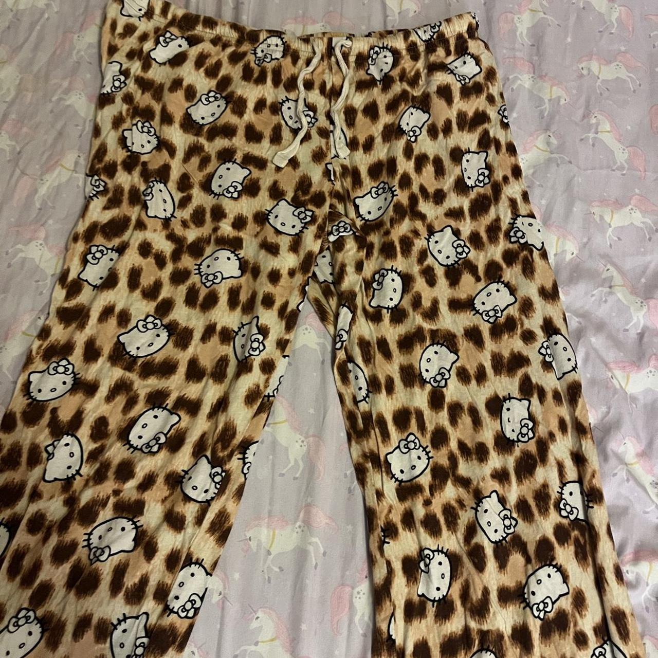Hello Kitty Pajama pants I’m 5’3 and it fit me a... - Depop