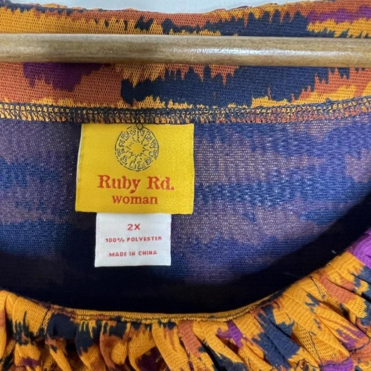 Ruby Rd. Women's Blouse - Orange - XXL – Ruby Rd … - image 3