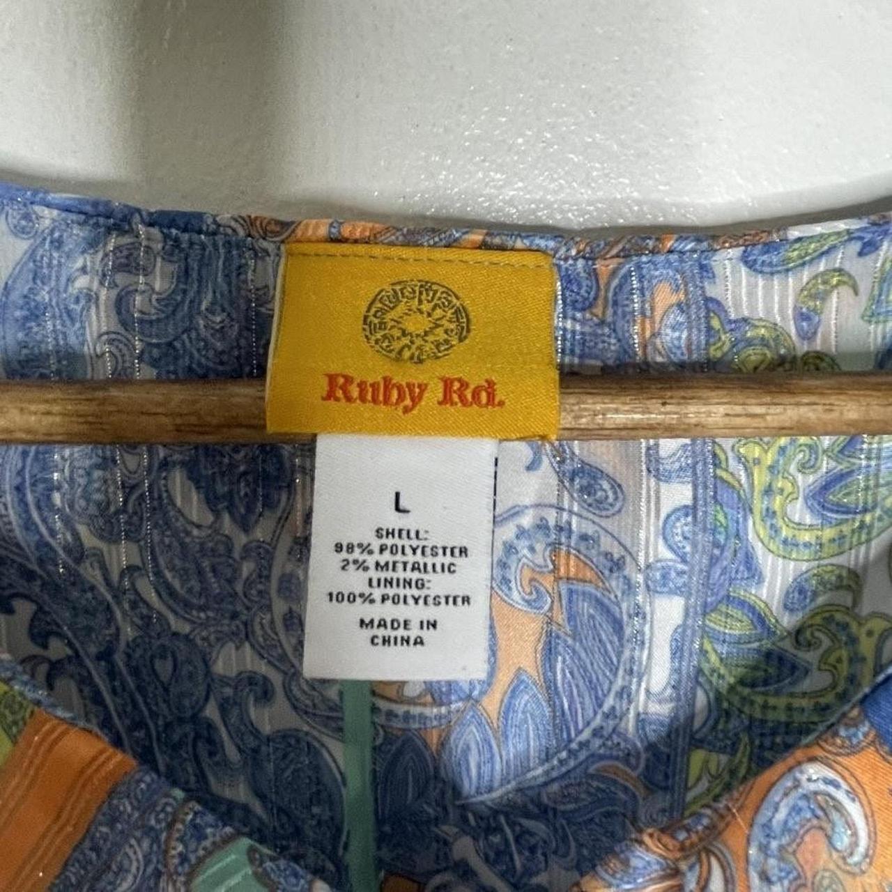 Ruby Rd. Women's Blouse - Multi - L – Ruby Rd Blo… - image 3