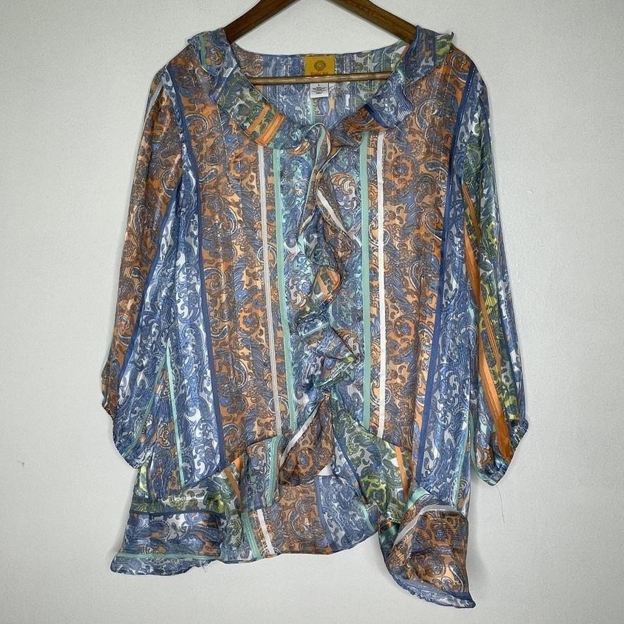 Ruby Rd. Women's Blouse - Multi - L – Ruby Rd Blo… - image 1
