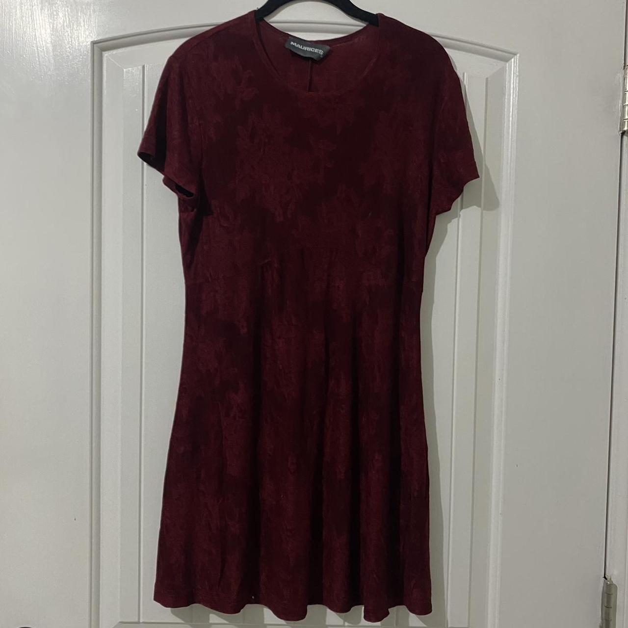 Maurices shop maroon dress