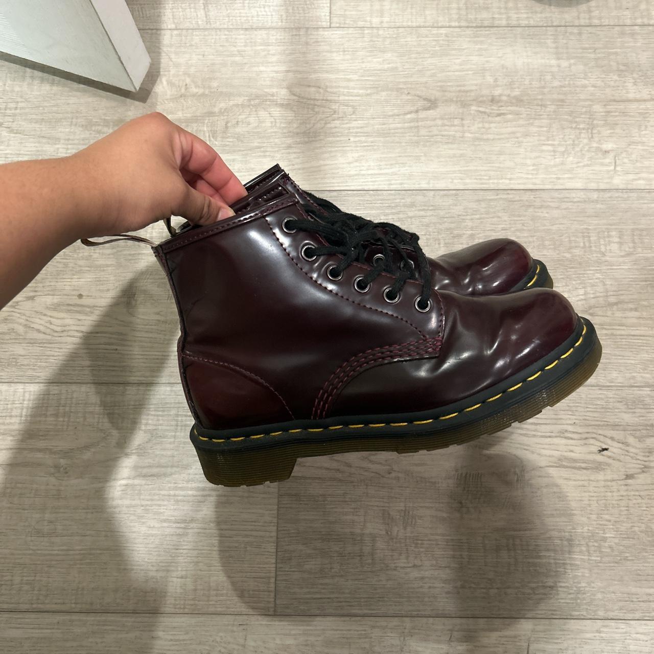 Dr martens 101 on sale vegan cherry red