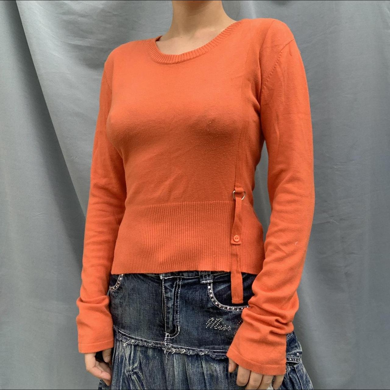 Women's Orange Jumper Depop
