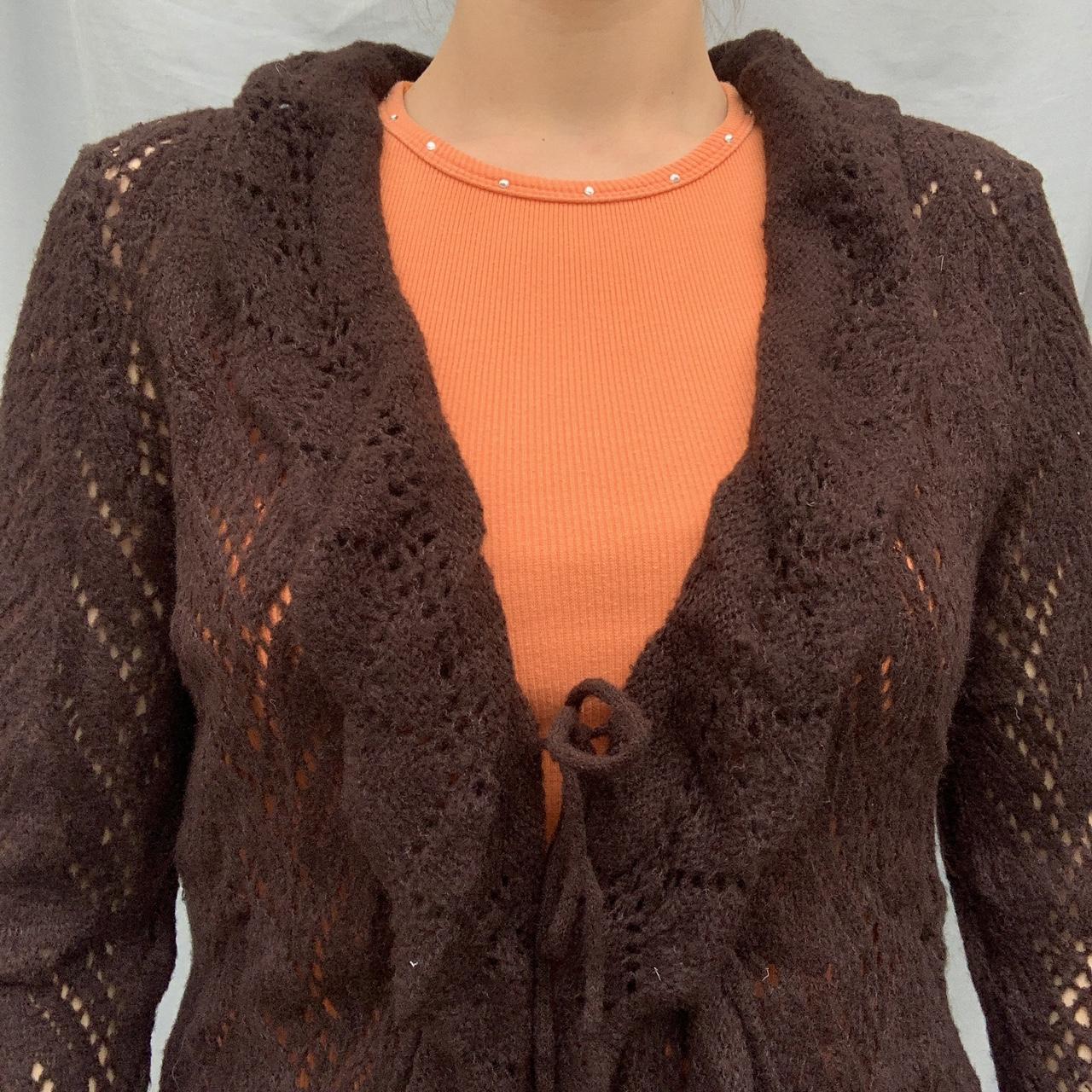 Womens Brown Cardigan Depop 1238