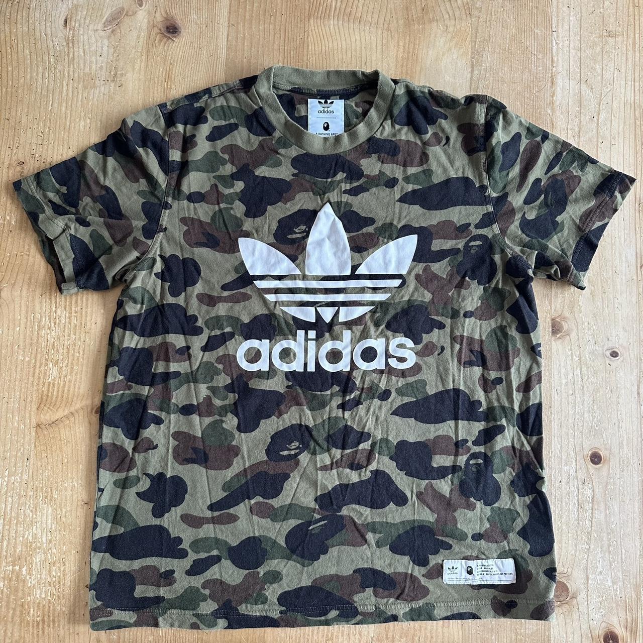 A bathing ape Bape x adidas adicolor tee t shirt