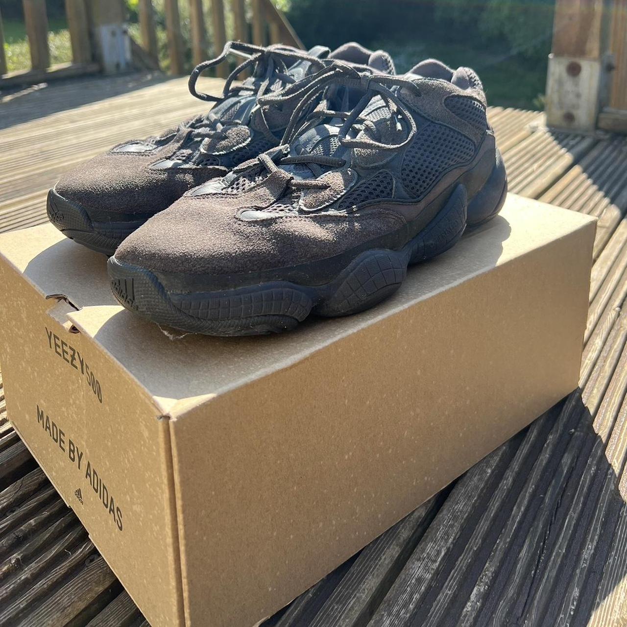 Yeezy 500s Utility black Worn but good condition 7/10 Depop