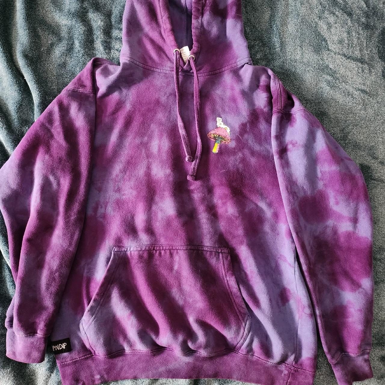 Purple ripndip online hoodie