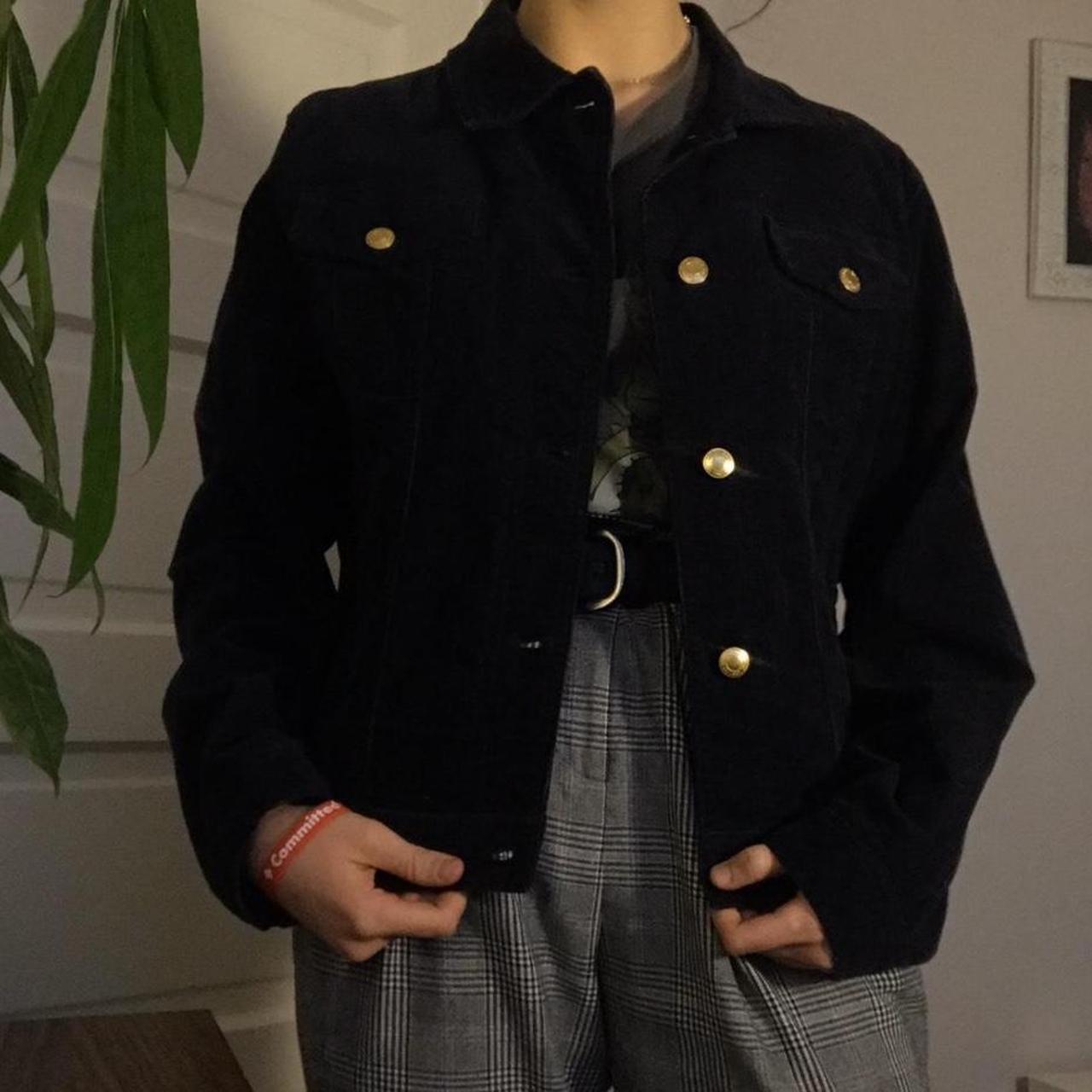 Ralph Lauren vintage navy corduroy jacket in great - Depop