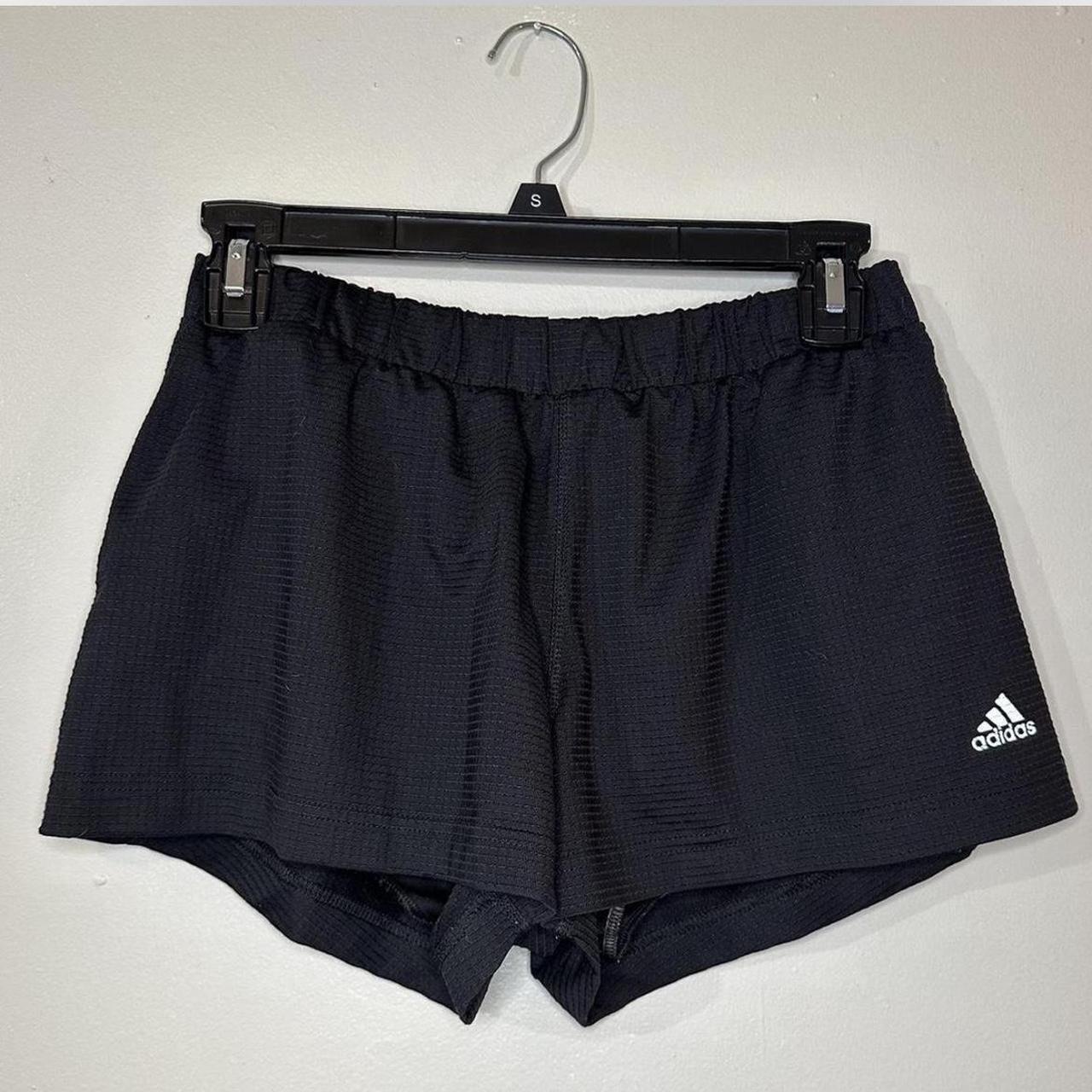 Adidas black shorts super cute and comfy adidas ... - Depop