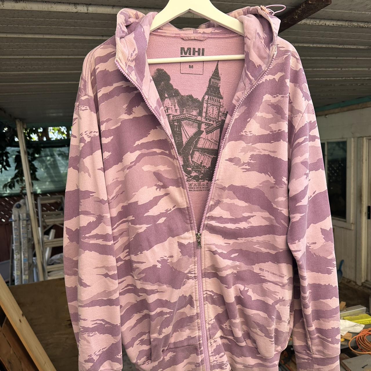 Maharishi Camo Zip Hoodie. Overall fading only flaw. Depop
