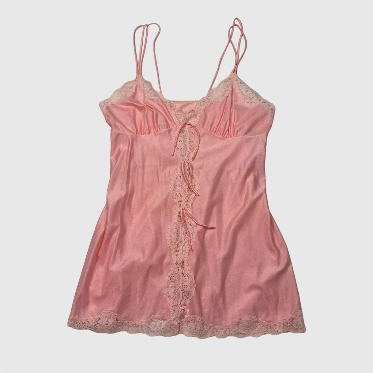 the cutest 2000’s y2k baby pink lingerie cami top ... - Depop