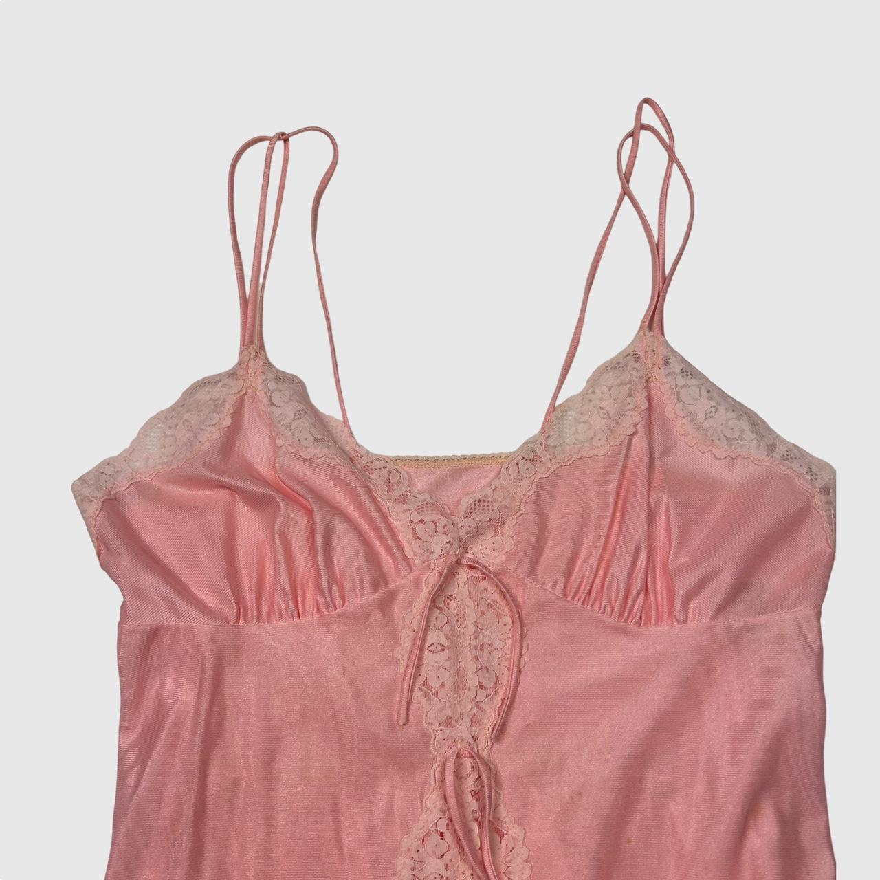 the cutest 2000’s y2k baby pink lingerie cami top ... - Depop