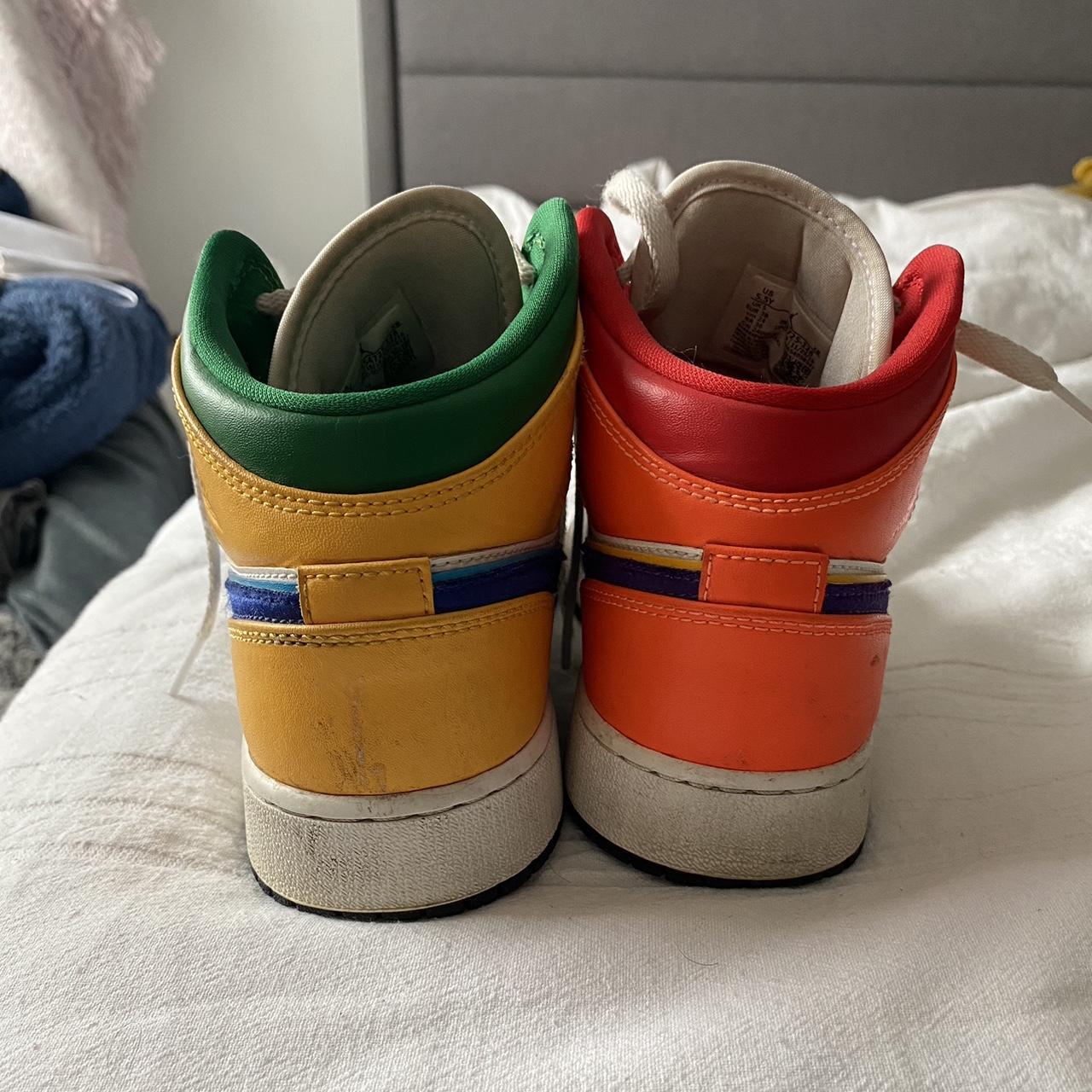 jordan different color shoes