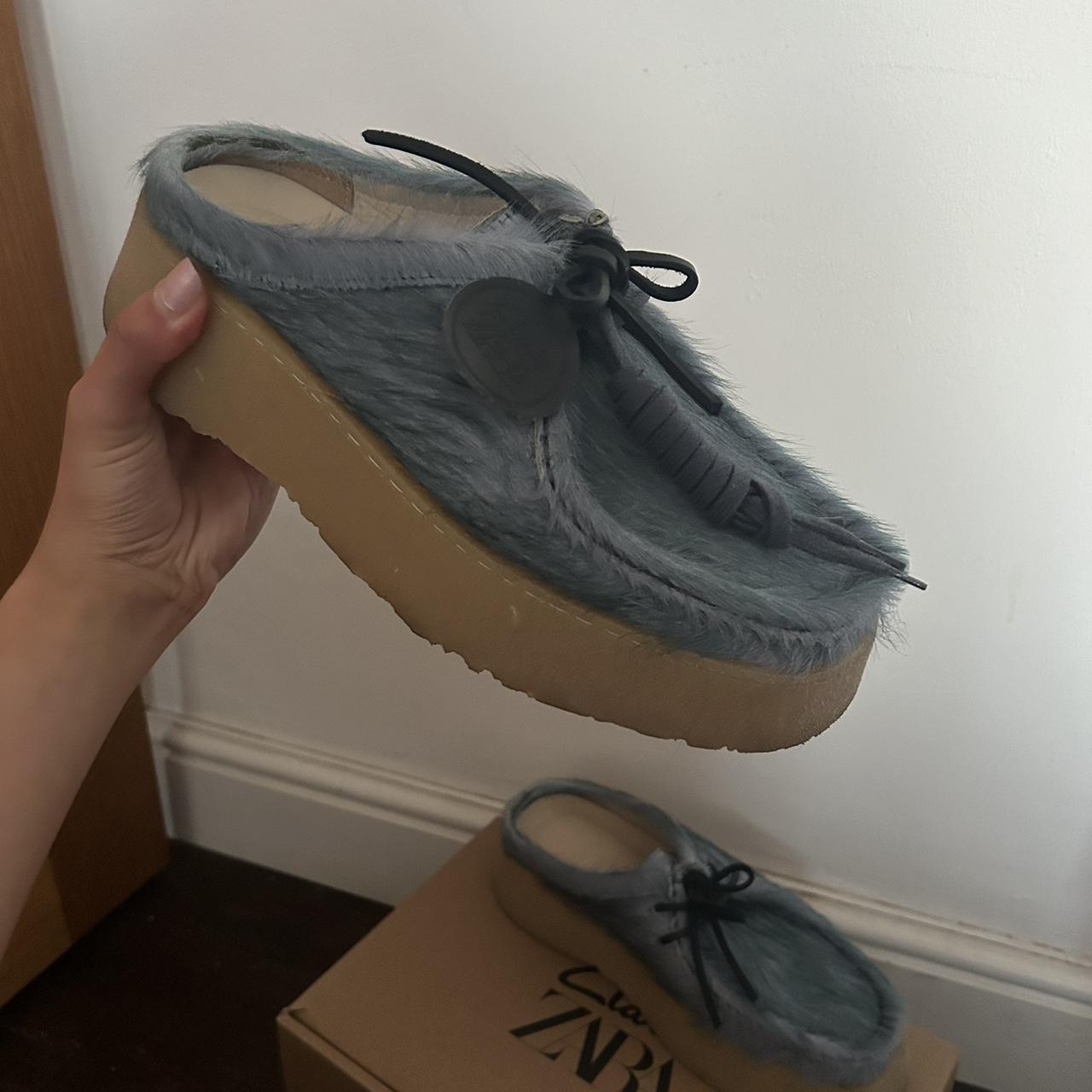 CLARKS × ZARA LEATHER MULE SHOES クラークスCLARKS ザラZARA レザーミュール シューズ ワラビー