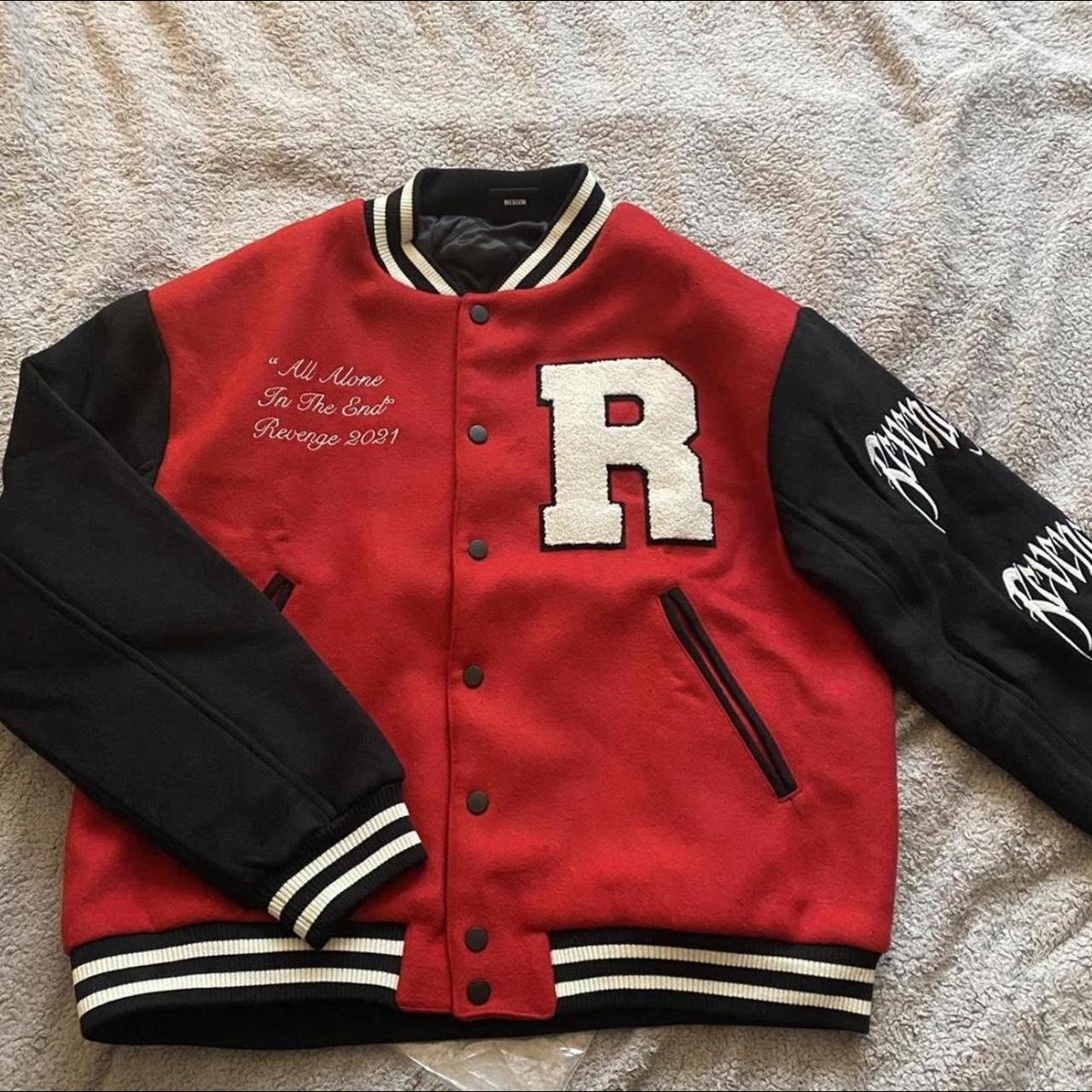 Revenge Men's Red Jacket Depop