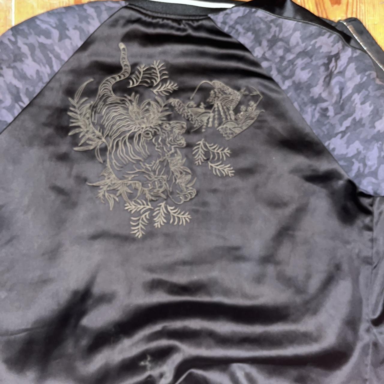 River Island bomber jacket with embroidery Depop