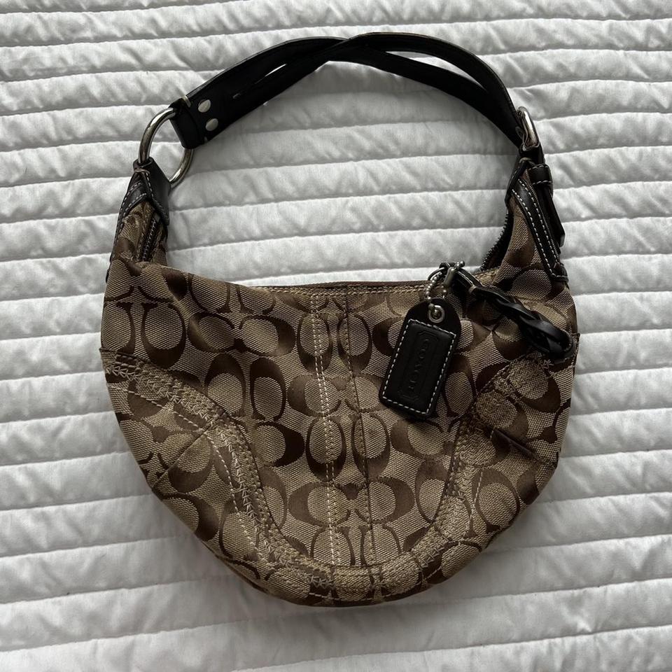 pricing help!!! early 2000s pink monogram coach shoulder bag/purse : r/Depop