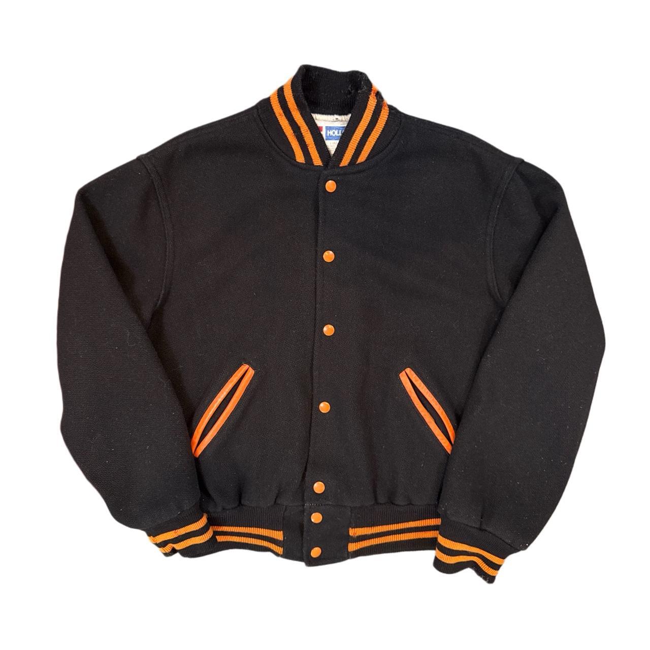 Holloway Men's Varsity Jacket - Black/Navy - L – … - image 3