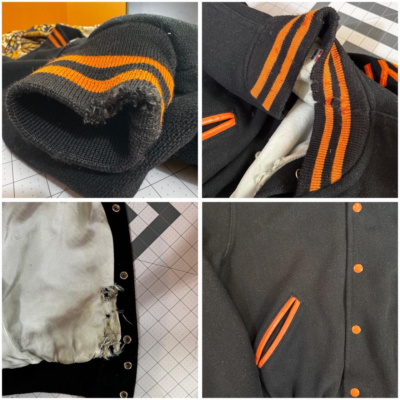 Holloway Men's Varsity Jacket - Black/Navy - L – … - image 5