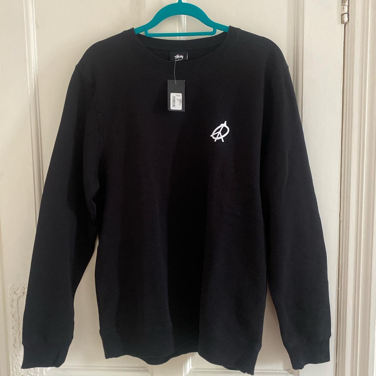 stussy crew jumper - size medium brand new with... - Depop