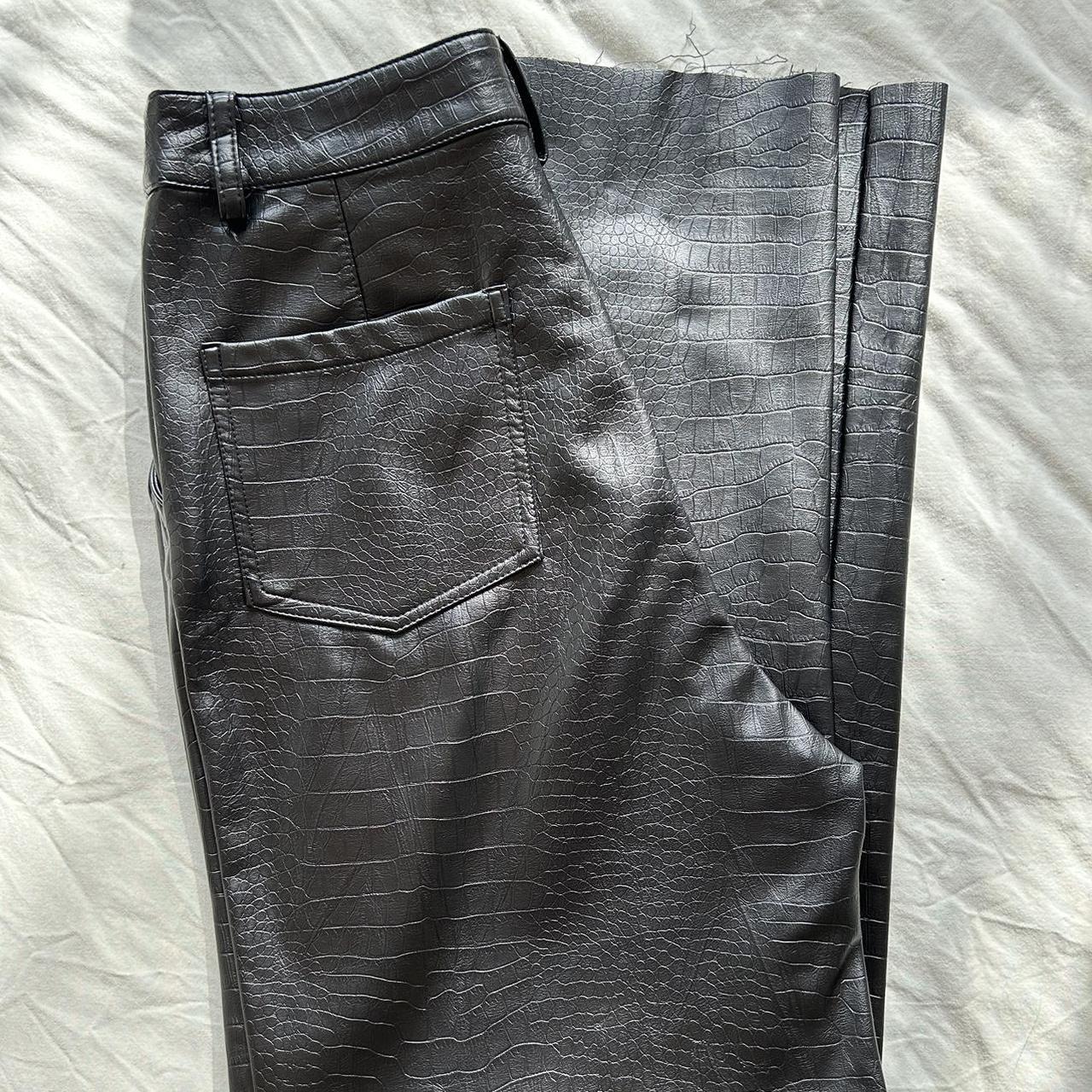 Glassons leather style pants Size 8 Cute at bottom... Depop