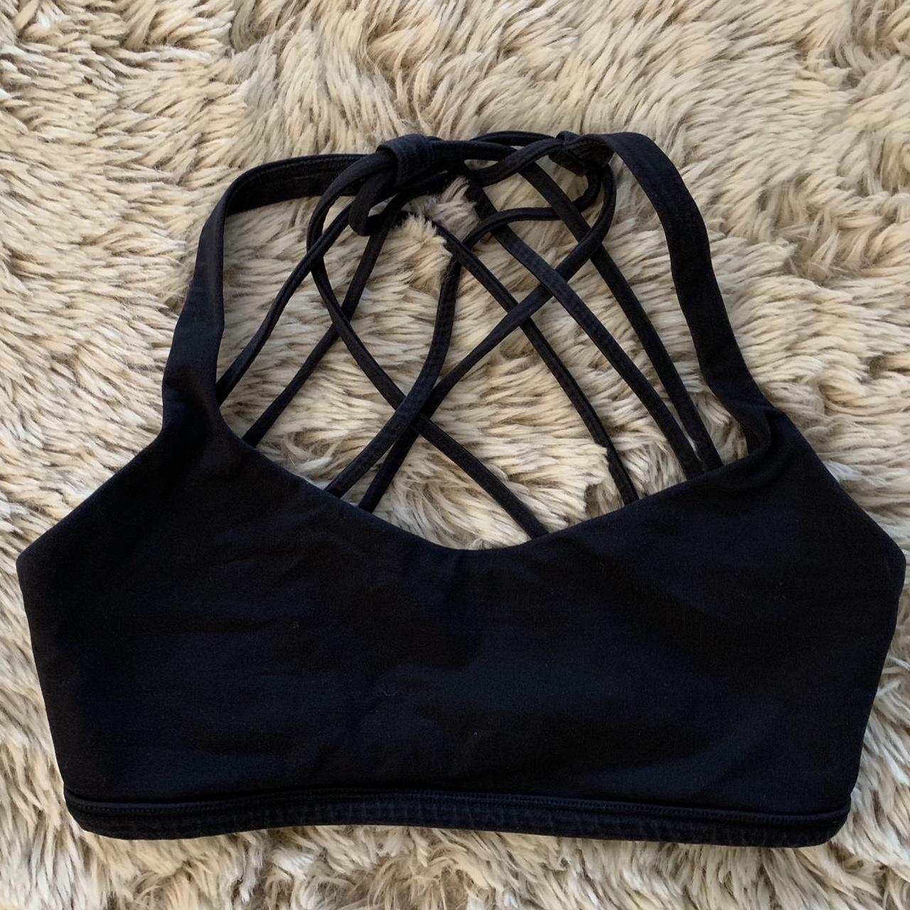 LULULEMON FREE TO BE BRA - WILD SPORTS BRA BLACK... - Depop