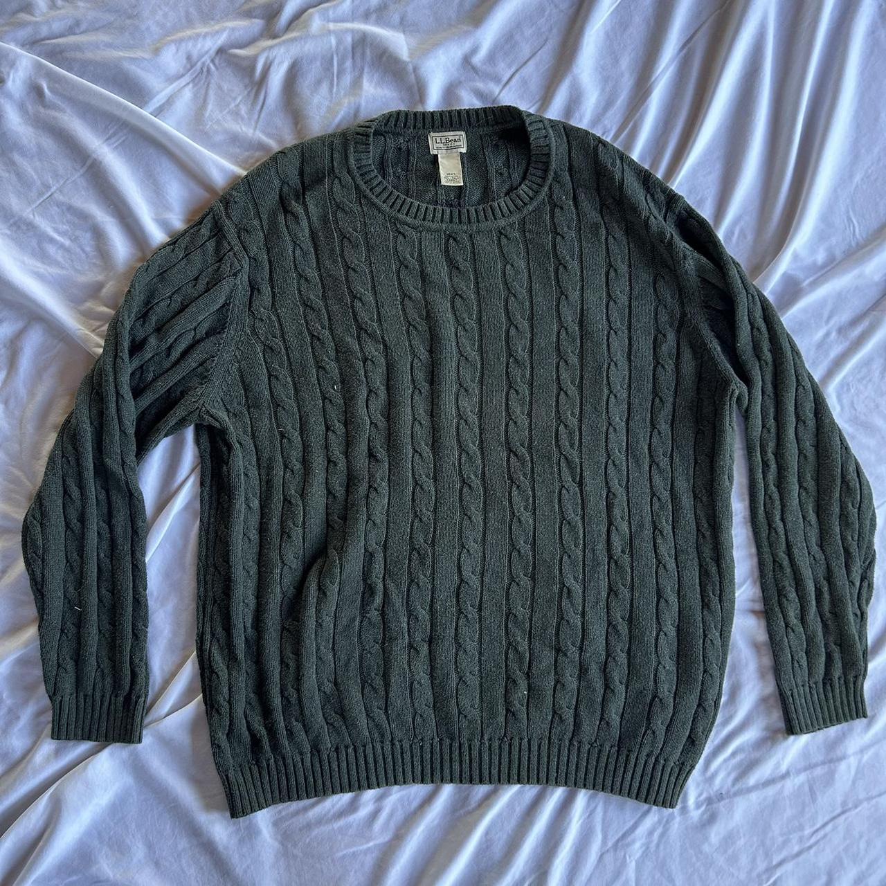 L.L.Bean Sweater Dark Green Size XXL Tall #fall... - Depop