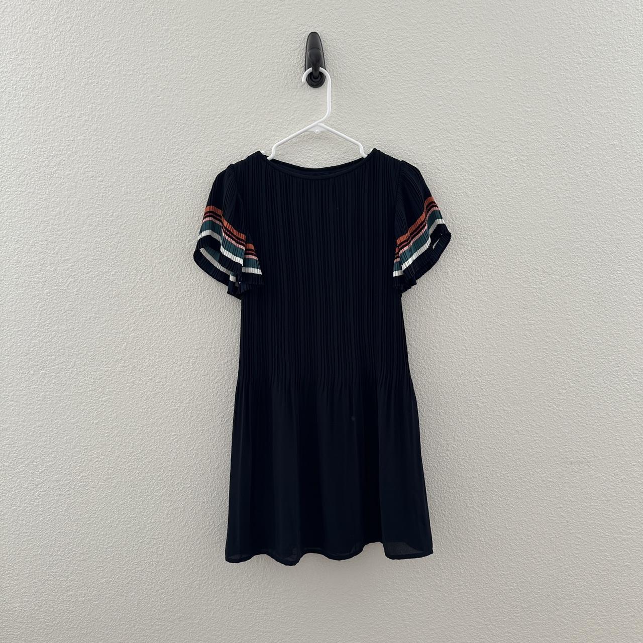 Maje Rolini shops Pleated Mini Navy Blue Dress Size 1