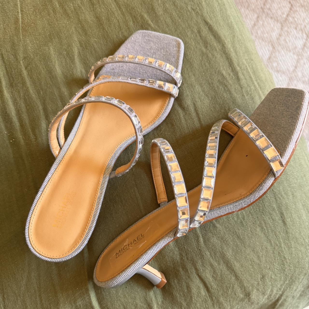 Michael Kors kitten heel sandals Original price. Depop