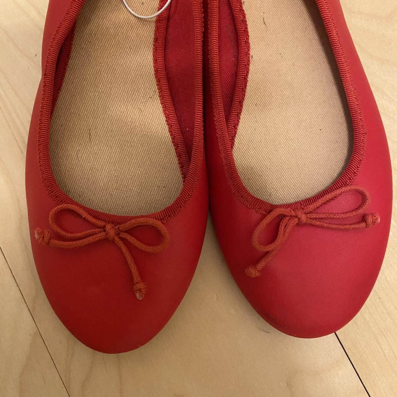 Old Navy Women's Red Balletshoes Depop